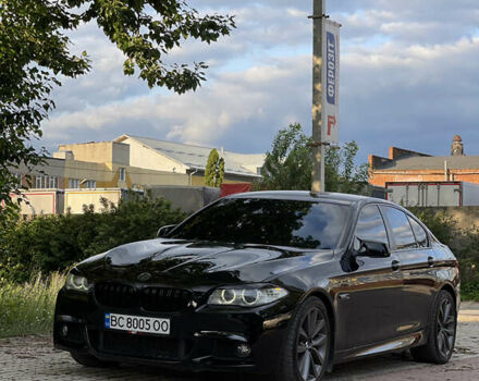 Чорний БМВ 5 Серія, об'ємом двигуна 2 л та пробігом 240 тис. км за 15350 $, фото 1 на Automoto.ua