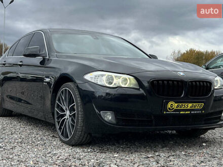 Черный БМВ 5 Серия, объемом двигателя 2 л и пробегом 217 тыс. км за 10700 $, фото 1 на Automoto.ua
