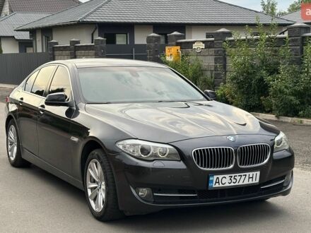 Черный БМВ 5 Серия, объемом двигателя 2 л и пробегом 261 тыс. км за 14400 $, фото 1 на Automoto.ua