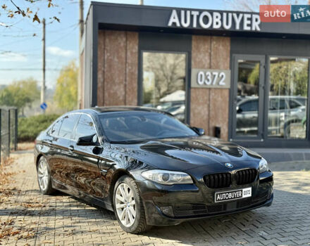 Черный БМВ 5 Серия, объемом двигателя 2 л и пробегом 248 тыс. км за 13500 $, фото 1 на Automoto.ua
