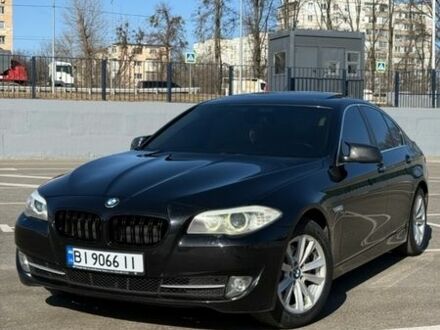 Черный БМВ 5 Серия, объемом двигателя 2 л и пробегом 243 тыс. км за 11899 $, фото 1 на Automoto.ua