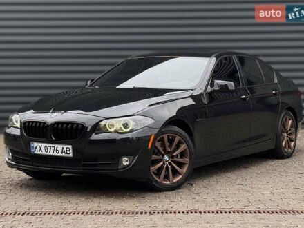 Черный БМВ 5 Серия, объемом двигателя 2 л и пробегом 137 тыс. км за 14600 $, фото 1 на Automoto.ua
