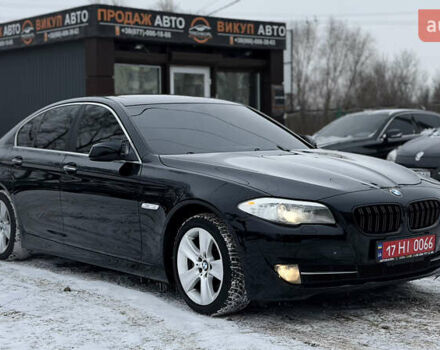 Чорний БМВ 5 Серія, об'ємом двигуна 2 л та пробігом 257 тис. км за 13500 $, фото 1 на Automoto.ua