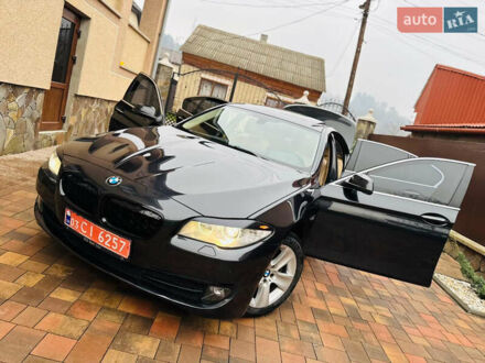 Чорний БМВ 5 Серія, об'ємом двигуна 2 л та пробігом 184 тис. км за 12400 $, фото 1 на Automoto.ua
