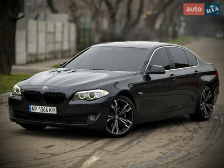 Черный БМВ 5 Серия, объемом двигателя 2 л и пробегом 200 тыс. км за 12800 $, фото 1 на Automoto.ua