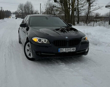Чорний БМВ 5 Серія, об'ємом двигуна 2 л та пробігом 202 тис. км за 13350 $, фото 1 на Automoto.ua