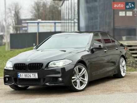 Чорний БМВ 5 Серія, об'ємом двигуна 2 л та пробігом 195 тис. км за 12999 $, фото 1 на Automoto.ua