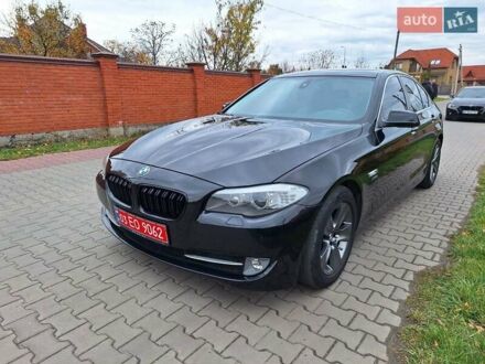 Чорний БМВ 5 Серія, об'ємом двигуна 2 л та пробігом 222 тис. км за 12500 $, фото 1 на Automoto.ua