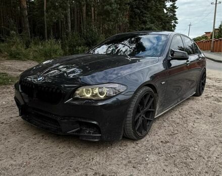 Чорний БМВ 5 Серія, об'ємом двигуна 3 л та пробігом 167 тис. км за 13700 $, фото 1 на Automoto.ua