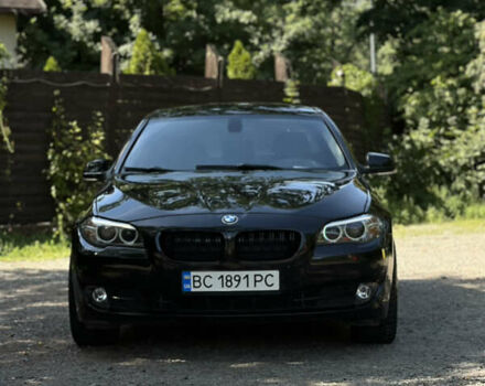 Чорний БМВ 5 Серія, об'ємом двигуна 2 л та пробігом 190 тис. км за 12500 $, фото 1 на Automoto.ua