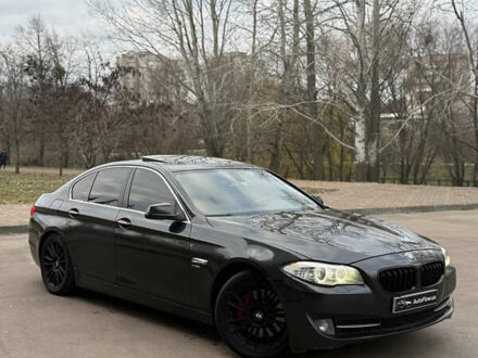 Черный БМВ 5 Серия, объемом двигателя 3 л и пробегом 210 тыс. км за 14600 $, фото 1 на Automoto.ua