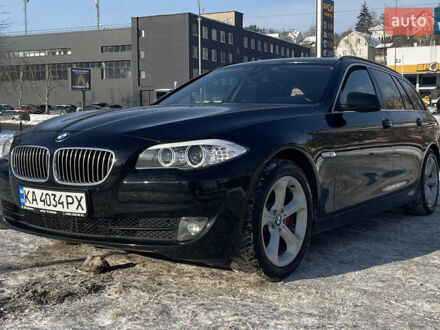 Чорний БМВ 5 Серія, об'ємом двигуна 2 л та пробігом 249 тис. км за 13700 $, фото 1 на Automoto.ua