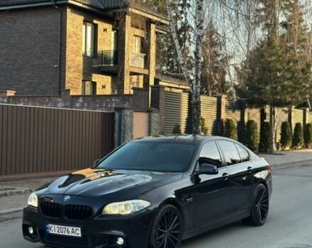 Чорний БМВ 5 Серія, об'ємом двигуна 2 л та пробігом 178 тис. км за 12799 $, фото 1 на Automoto.ua