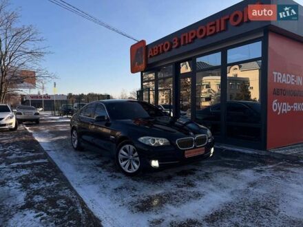 Черный БМВ 5 Серия, объемом двигателя 2 л и пробегом 234 тыс. км за 12500 $, фото 1 на Automoto.ua