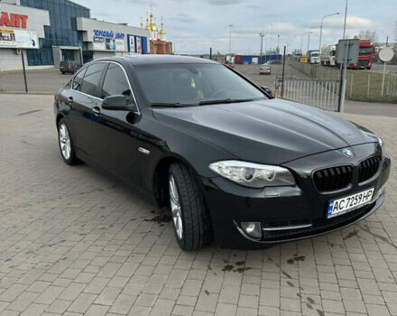 Чорний БМВ 5 Серія, об'ємом двигуна 2 л та пробігом 205 тис. км за 12300 $, фото 1 на Automoto.ua