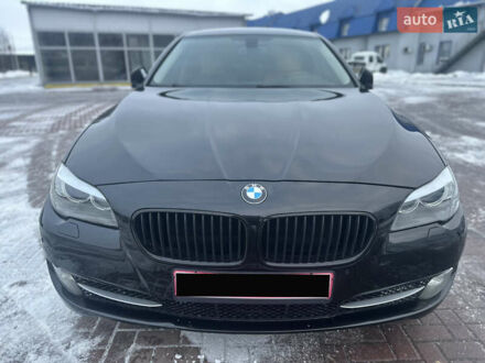 Черный БМВ 5 Серия, объемом двигателя 2 л и пробегом 223 тыс. км за 10800 $, фото 1 на Automoto.ua