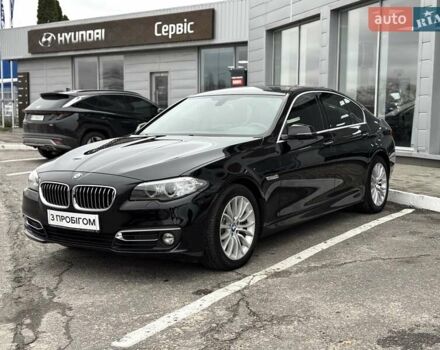 Чорний БМВ 5 Серія, об'ємом двигуна 2 л та пробігом 160 тис. км за 16800 $, фото 1 на Automoto.ua