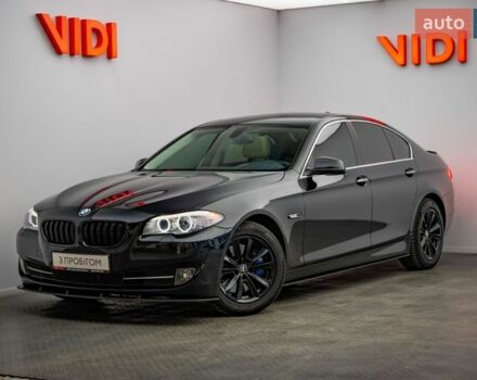 Черный БМВ 5 Серия, объемом двигателя 3 л и пробегом 171 тыс. км за 16287 $, фото 1 на Automoto.ua