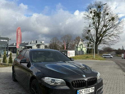 Черный БМВ 5 Серия, объемом двигателя 2 л и пробегом 253 тыс. км за 14000 $, фото 1 на Automoto.ua