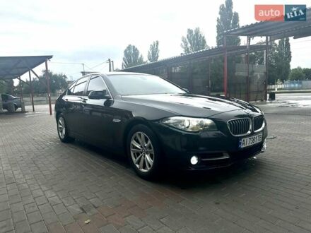Черный БМВ 5 Серия, объемом двигателя 2 л и пробегом 129 тыс. км за 15000 $, фото 1 на Automoto.ua