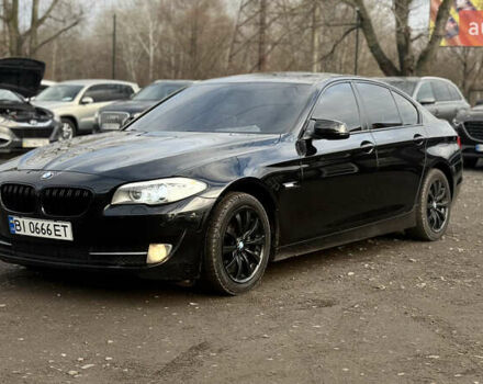 Чорний БМВ 5 Серія, об'ємом двигуна 2 л та пробігом 248 тис. км за 13500 $, фото 1 на Automoto.ua