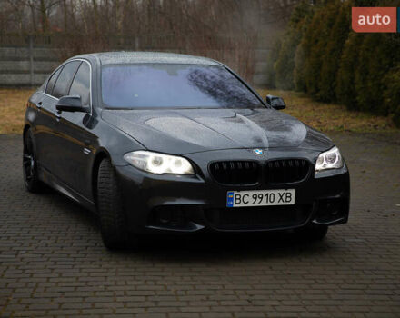 Чорний БМВ 5 Серія, об'ємом двигуна 3 л та пробігом 233 тис. км за 19600 $, фото 1 на Automoto.ua