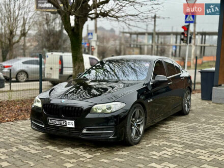 Черный БМВ 5 Серия, объемом двигателя 2 л и пробегом 210 тыс. км за 17000 $, фото 1 на Automoto.ua
