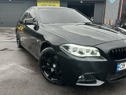 Чорний БМВ 5 Серія, об'ємом двигуна 2 л та пробігом 199 тис. км за 13999 $, фото 1 на Automoto.ua