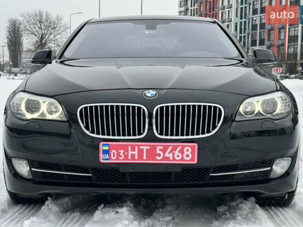 Чорний БМВ 5 Серія, об'ємом двигуна 2 л та пробігом 163 тис. км за 12900 $, фото 1 на Automoto.ua
