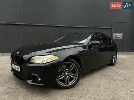 Черный БМВ 5 Серия, объемом двигателя 3 л и пробегом 200 тыс. км за 18950 $, фото 1 на Automoto.ua