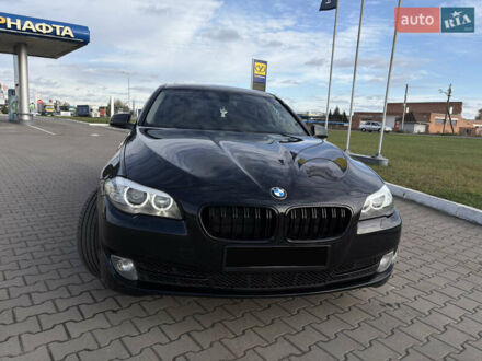 Чорний БМВ 5 Серія, об'ємом двигуна 2 л та пробігом 211 тис. км за 16500 $, фото 1 на Automoto.ua