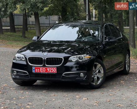 Чорний БМВ 5 Серія, об'ємом двигуна 2 л та пробігом 180 тис. км за 14444 $, фото 1 на Automoto.ua