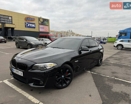 Черный БМВ 5 Серия, объемом двигателя 2 л и пробегом 149 тыс. км за 14444 $, фото 1 на Automoto.ua
