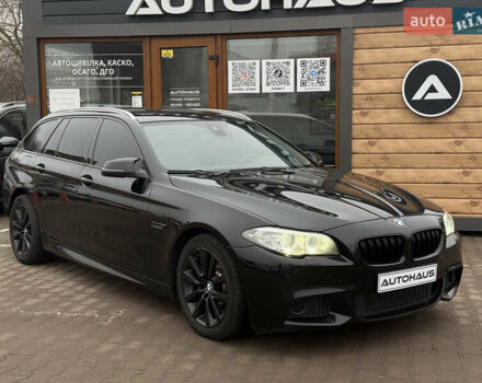 Черный БМВ 5 Серия, объемом двигателя 2 л и пробегом 286 тыс. км за 15200 $, фото 1 на Automoto.ua