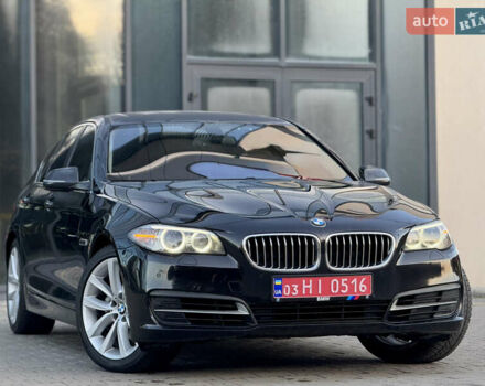Черный БМВ 5 Серия, объемом двигателя 2 л и пробегом 188 тыс. км за 15499 $, фото 1 на Automoto.ua
