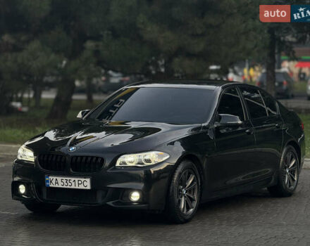 Черный БМВ 5 Серия, объемом двигателя 2 л и пробегом 262 тыс. км за 19000 $, фото 1 на Automoto.ua