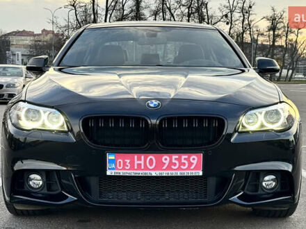 Черный БМВ 5 Серия, объемом двигателя 2 л и пробегом 215 тыс. км за 14800 $, фото 1 на Automoto.ua