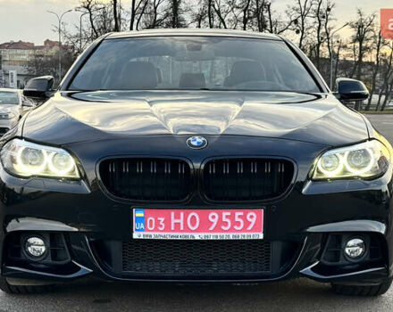 Черный БМВ 5 Серия, объемом двигателя 2 л и пробегом 215 тыс. км за 14800 $, фото 1 на Automoto.ua