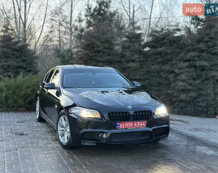 Черный БМВ 5 Серия, объемом двигателя 2 л и пробегом 216 тыс. км за 11899 $, фото 1 на Automoto.ua
