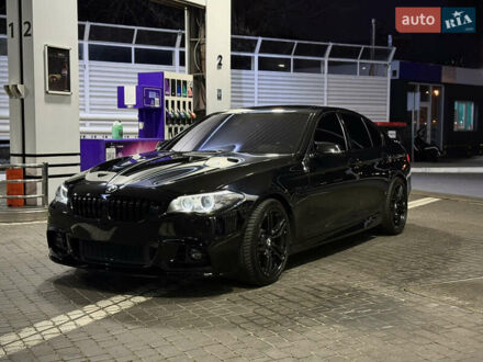 Черный БМВ 5 Серия, объемом двигателя 3 л и пробегом 206 тыс. км за 22000 $, фото 1 на Automoto.ua