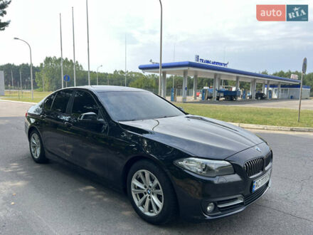 Чорний БМВ 5 Серія, об'ємом двигуна 2 л та пробігом 144 тис. км за 14800 $, фото 1 на Automoto.ua