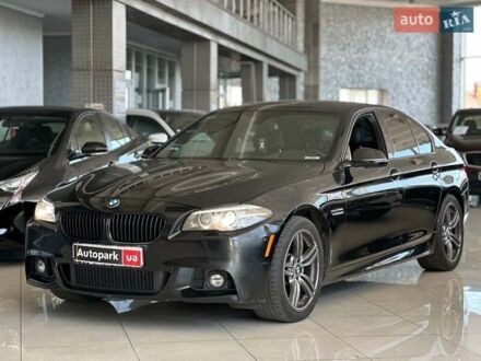 Чорний БМВ 5 Серія, об'ємом двигуна 3 л та пробігом 163 тис. км за 18490 $, фото 1 на Automoto.ua