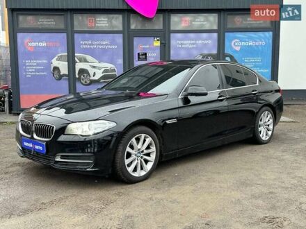 Черный БМВ 5 Серия, объемом двигателя 2 л и пробегом 273 тыс. км за 12999 $, фото 1 на Automoto.ua