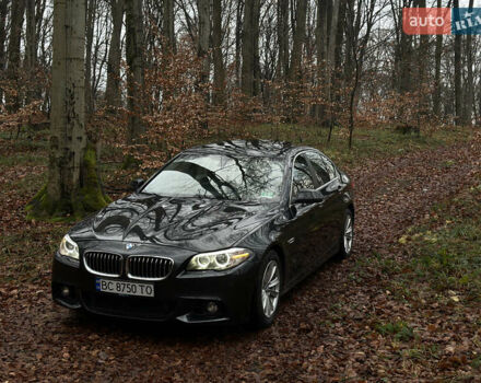 Черный БМВ 5 Серия, объемом двигателя 2 л и пробегом 143 тыс. км за 14500 $, фото 1 на Automoto.ua