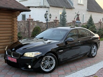 Чорний БМВ 5 Серія, об'ємом двигуна 2 л та пробігом 200 тис. км за 15999 $, фото 1 на Automoto.ua