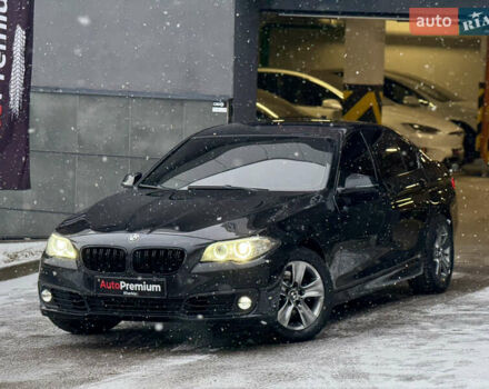 Чорний БМВ 5 Серія, об'ємом двигуна 2 л та пробігом 182 тис. км за 18000 $, фото 1 на Automoto.ua