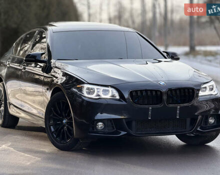 Чорний БМВ 5 Серія, об'ємом двигуна 2 л та пробігом 150 тис. км за 16500 $, фото 1 на Automoto.ua