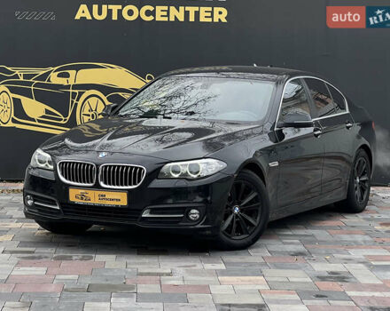 Черный БМВ 5 Серия, объемом двигателя 2 л и пробегом 105 тыс. км за 21300 $, фото 1 на Automoto.ua
