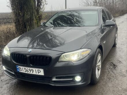 Черный БМВ 5 Серия, объемом двигателя 2 л и пробегом 121 тыс. км за 19500 $, фото 1 на Automoto.ua