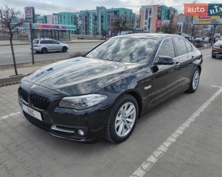 Черный БМВ 5 Серия, объемом двигателя 2 л и пробегом 195 тыс. км за 13500 $, фото 1 на Automoto.ua